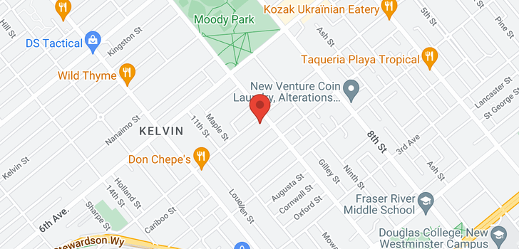 map of 1004 612 FIFTH AVENUE